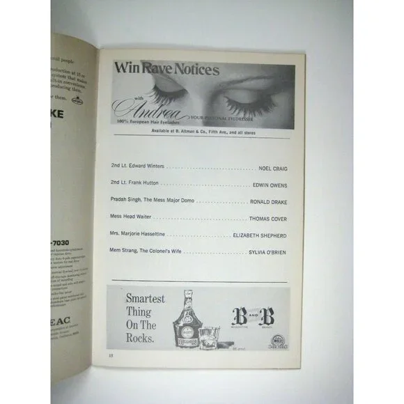 Conduct Unbecoming Playbill Barrymore Theatre 1970 Barrington Jones Clyde - Picture 6 of 8